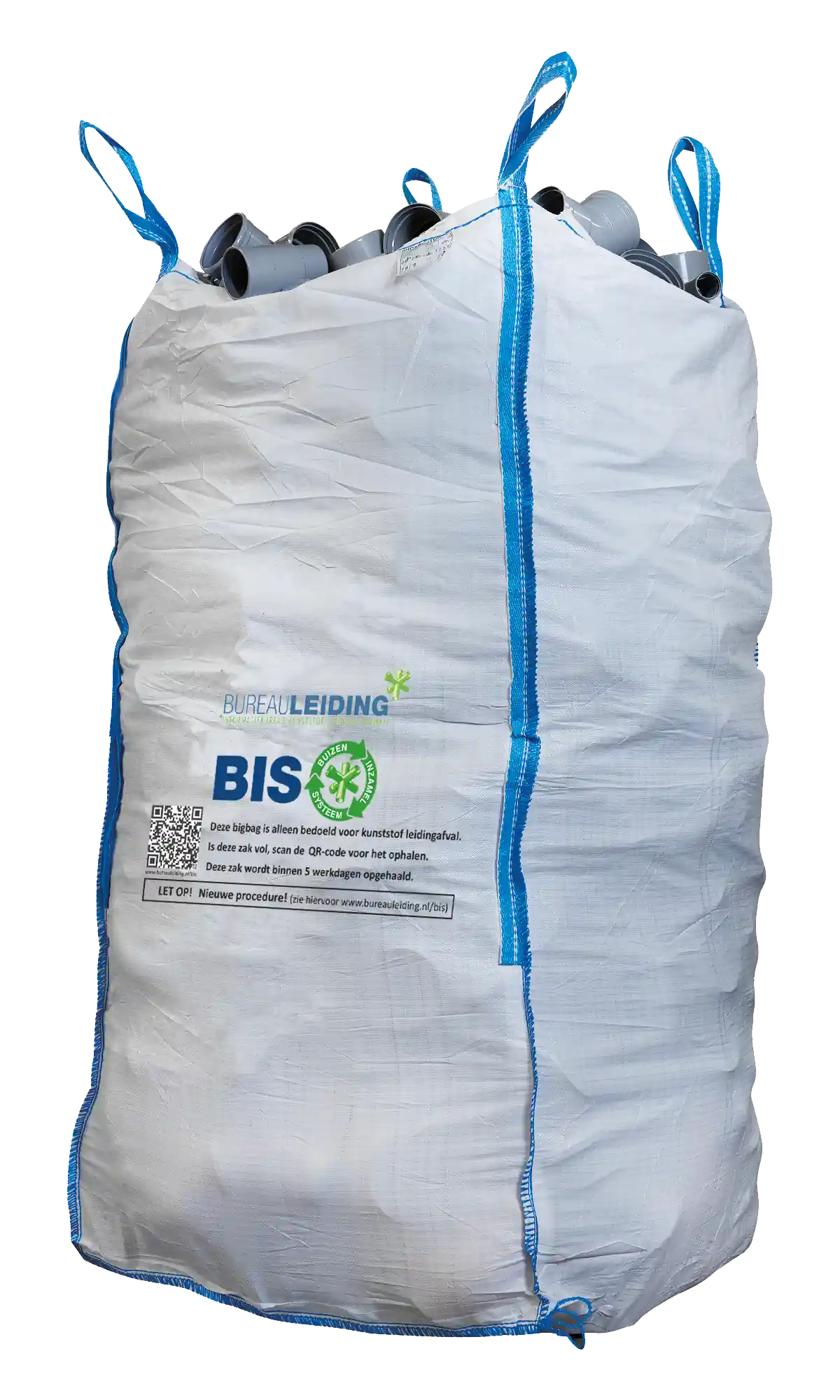 Inzamelen van kunststof leidingafval