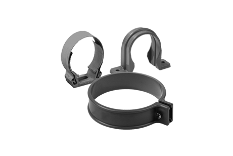 Bevestigingsmaterialen PVC, grijs