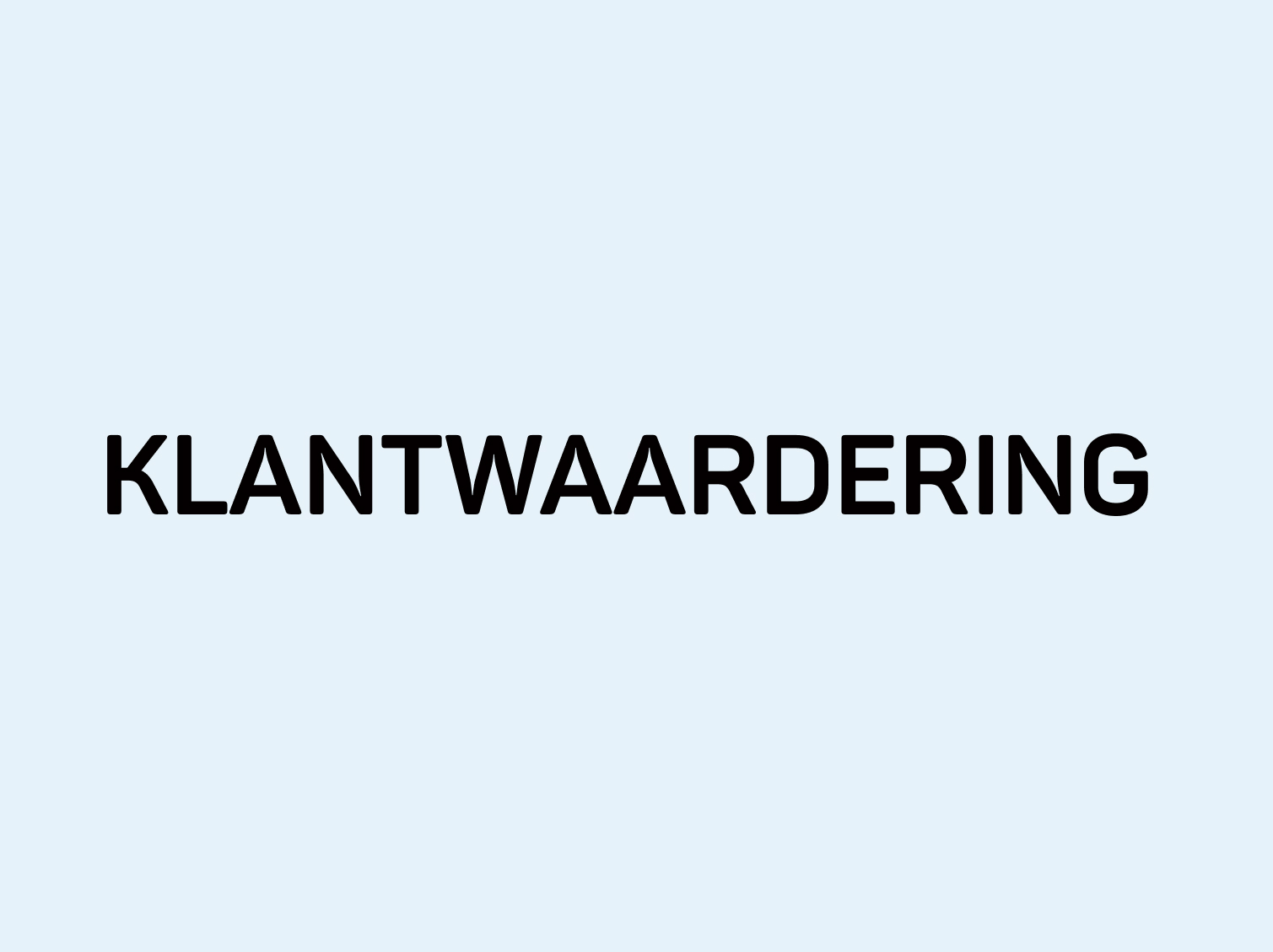 Klantwaardering