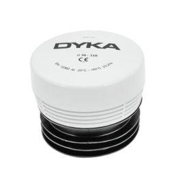 ABS Rioolbeluchter 70-110mm mof/spie wit