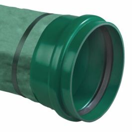 PVC IT Buis 400x11,7mm met geotextiel KOMO SN8 1RT groen L=5m