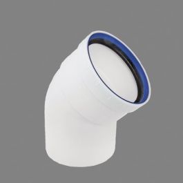 PP+ Bocht 110mm mof/spie 45° wit