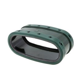 DYKA AIR Overschuifmof ovaal 195mm 2x manchetmof groen