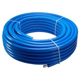 RIIFO PEX/Alu Voorgeïsoleerde 32x3.0 ISO6 blauw R=25m