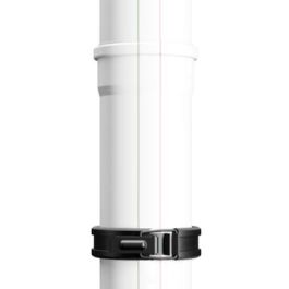 DykaStil ELVZ staal Vastpuntbeugel M8/M10 75mm zwart