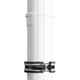 DykaStil ELVZ staal Doorvoerbeugel M8 50mm zwart grijs