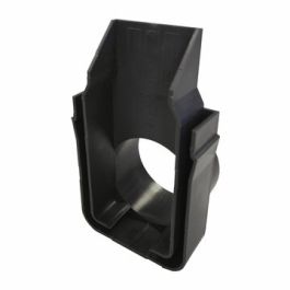 ACO SlimLine eindplaat met zijuitloop 50mm