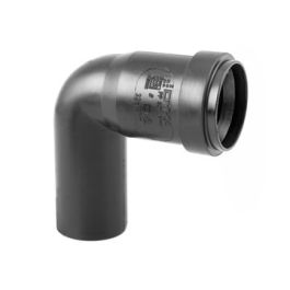 PP Bocht 32mm mof/spie 90° zwart