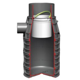 Axedo kolkonderbak 315x125mm 50 ltr