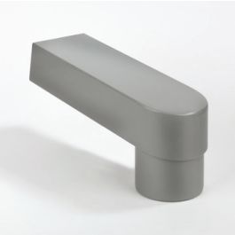 HWA PVC Verlengde stadsuitloop 70-80mm 60x80mm grijs L=251mm