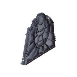 Eindplaten t.b.v. infiltratietunnel set à 2 stuks