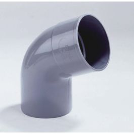PVC Bocht 100mm mof/ spie 67,5° grijs