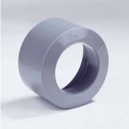PVC Inzetverloopring van HWA op riool 125x100mm spie/ mof grijs