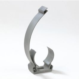 PP Zadel met klikaansluiting 50mm grijs