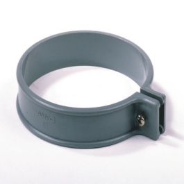 PVC Ophangbeugel met schroef 40mm grijs