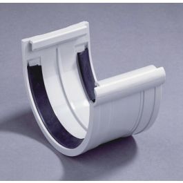 PVC Verbindingsstuk 120mm lichtgrijs