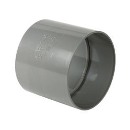 PVC Steekmof 125mm 2x lijmmof grijs