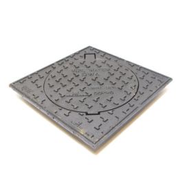Gietijzer Deksel voor huisaansluitput DWA scharnierend B125 315mm