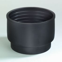 PE Vloerclosetmof 90x129 spie/ mof zwart