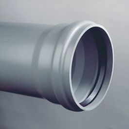 PVC U-3 Buis KOMO SN4 315x7,7mm mof/spie grijs L=10m