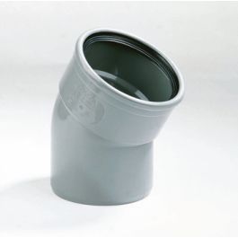 PVC Bocht SN4 160mm mof/ spie 30° grijs
