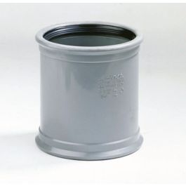 PVC Overschuifmof 125mm SN4 2x mof grijs