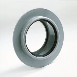 PVC Instortmof met stootrand SN4 160x78mm grijs