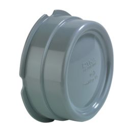 PVC Kombikap 125mm grijs