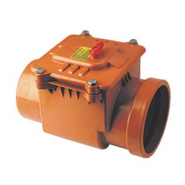 PVC Ontstoppingsstuk met vergrendelbare keerklep 160mm mof/spie RB