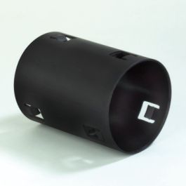 PE-PP Klikmof Kabelbeschermingsbuis 90mm zwart
