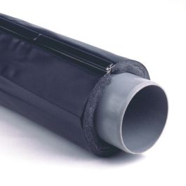 Dykasol PVC akoestische afvoerleiding isolatie 63mm antraciet L=1m