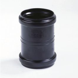 PP Overschuifmof 40mm 2x mof zwart