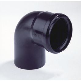 PP Bocht 160mm mof/spie 90° zwart