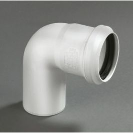 PP Bocht 40mm mof/ spie 90° wit