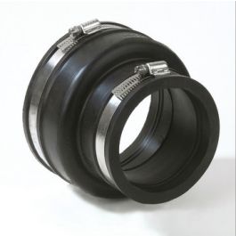 EPDM Flexibele rubberen verloopstuk 130-145x110-125mm zwart