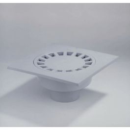 ABS Vloerput met ABS rooster nr. 2 150mm