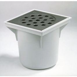 ABS Vloerput met RVS rooster nr. 5304 200mm