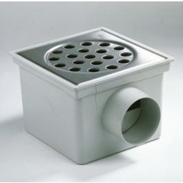 ABS Vloerput met RVS rooster nr. 534 200mm