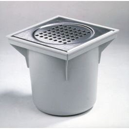 ABS Vloerput met RVS rooster nr. 5316 200mm