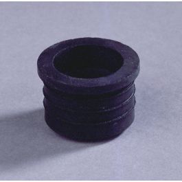 Rubber Vloerbuismanchet 50x32mm zwart