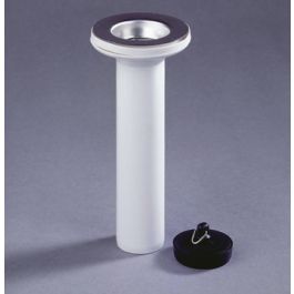 PP Bovenstuk bekersifon 32mm x 1 1/4" wit