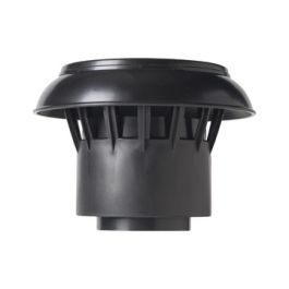 PP Bovenkap tbv DW Vent-Alu 50-60mm zwart