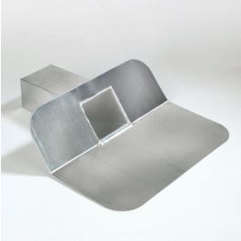 HWA Aluminium Plakplaat 60x80mm dicht 45°