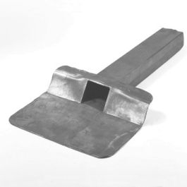 HWA Loden plakplaat 60x80mm 45°