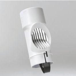 PP Loofafscheider 80mm wit