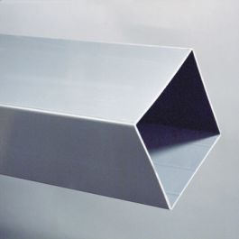 PVC Vierkante buis 80x80x1,5mm grijs L=4m