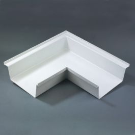 Polyester Buitenhoekstuk 120mm grijs