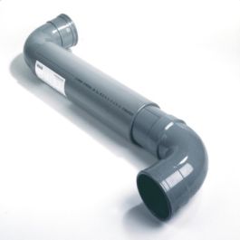 PVC Polder expansiestuk 125mm 816x720mm grijs