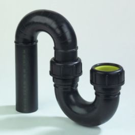 PE S-Sifon 50mm zwart
