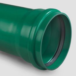 PVC-U3 Buis 400x11,7mm SN8 KOMO mof/ spie groen L=5m